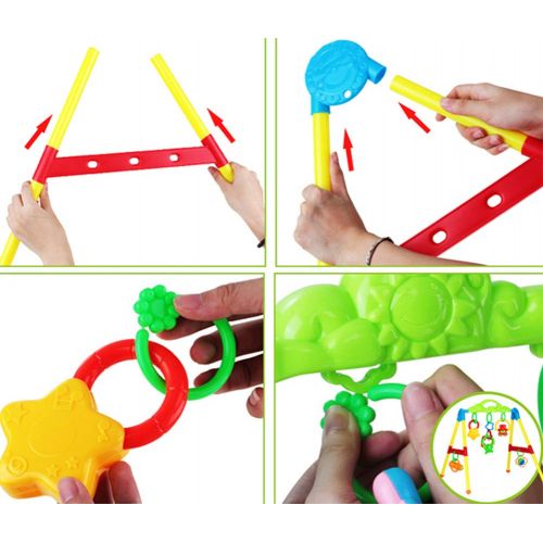  Fitlyiee Baby Play Gym Frame Sensory Development Mobiles Activity Gym Toys for 0-16 Months Toddler and Newborn