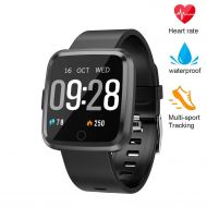 Fitness Tracker, Smart Watch with Blood Pressure/Oxygen Monitor, Waterproof Fitness Watch, Big Color Screen Activity Watch with Continuous Heart Rate Sleep Monitor for Kids Women M
