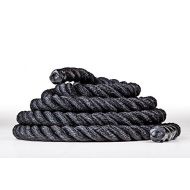 Fitness Solutions Black Training Ropes/Battle Ropes+Free Access To Online Video (1.5 Thick X 40 Ft Long)+
