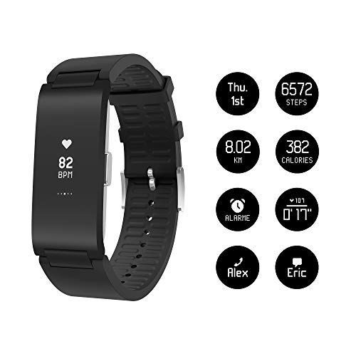  Fitness Trackers Withings Pulse HR  Water Resistant Health & Fitness Tracker with Heart Rate and Sleep Monitor, Sport & Activity Tracking