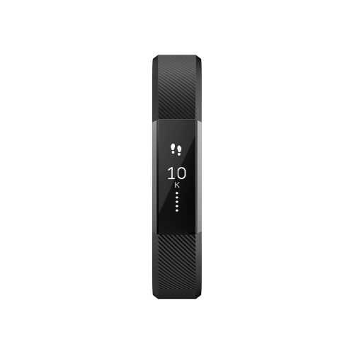 Fitness Trackers Fitbit Alta (Black, Large) + Accessory Band (Blue, Large)
