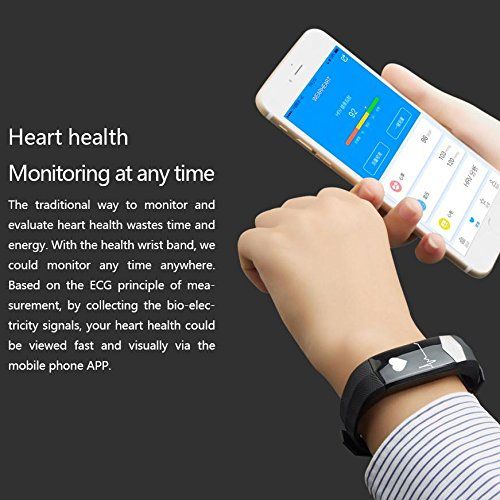 Fitness Watch Fitness Tracker Smart Bracelet Heart Rate Blood Pressure Blood Oxygen Monitoring Activity Tracking Calorie Counter Wireless Pedometer Sports Band Sleep Monitor Androi