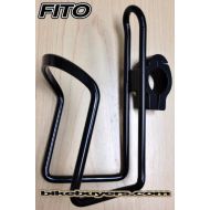Fito Aluminum Alloy Handlebar Water Bottle Cage, Black, Drink Cup Holder.