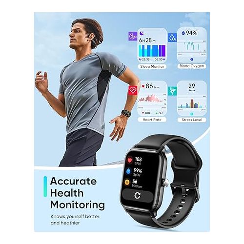  Fitpolo Smart Watch for Men Women Android, Alexa Built-in [1.8