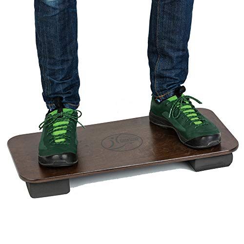  Fitterfirst Active Office Board - Anti-Fatigue Mat Alternative - Fully Adjustable Balance Board for Standing Desk