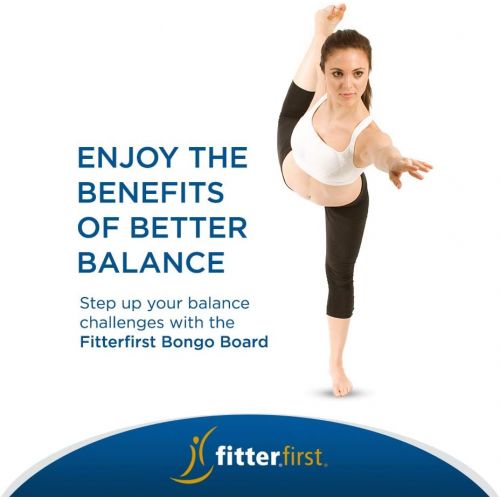  Fitterfirst Bongo Board Balance Stability Trainer