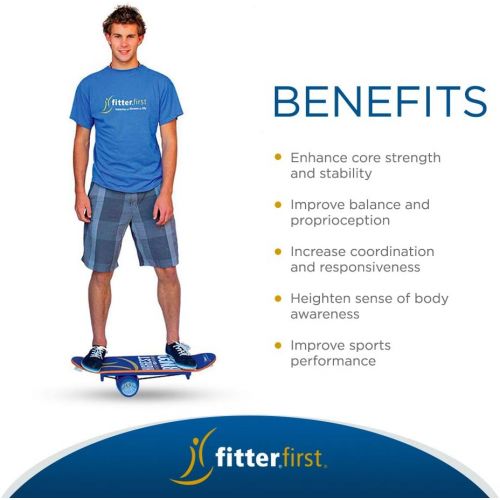  Fitterfirst Bongo Board Balance Stability Trainer