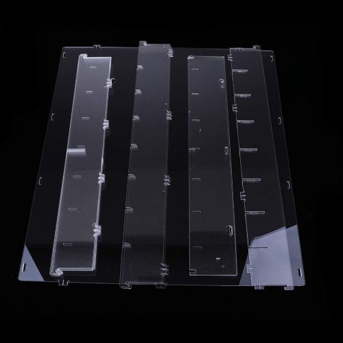  Fityle Transparent Acrylic Organizer 30 Slots Toy car Display Stand Model Display Shelf Storage Box