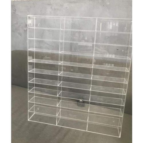  Fityle Transparent Acrylic Organizer 30 Slots Toy car Display Stand Model Display Shelf Storage Box