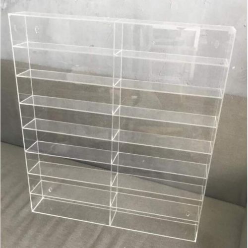  Fityle Transparent Acrylic Toy Car Model Storage Rack Diecast Display Case Shelf