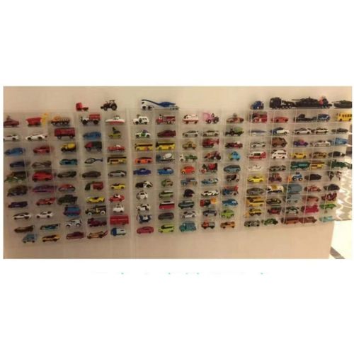  Fityle Transparent Acrylic Toy Car Model Storage Rack Diecast Display Case Shelf