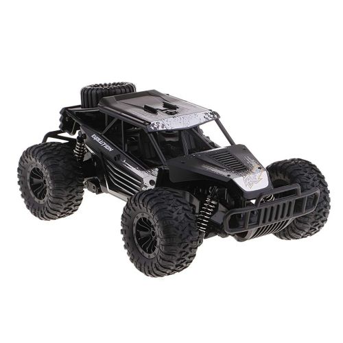  Fityle 1:18 2.4G RC Electric Car Model Toy 4CH with Remote Controller RTR Kit Black