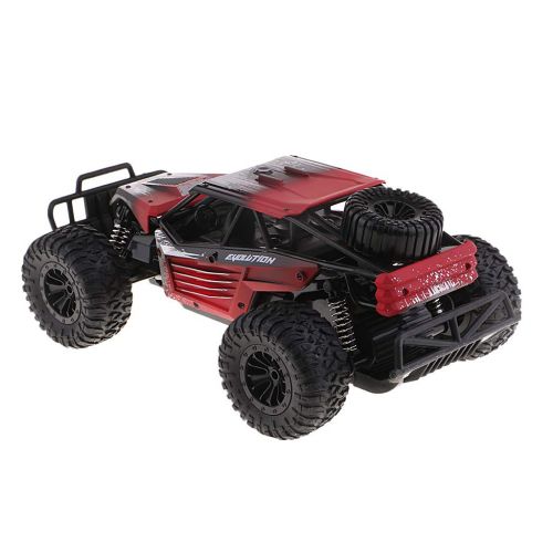  Fityle 1:18 2.4G RC Electric Car Model Toy 4CH with Remote Controller RTR Kit Red