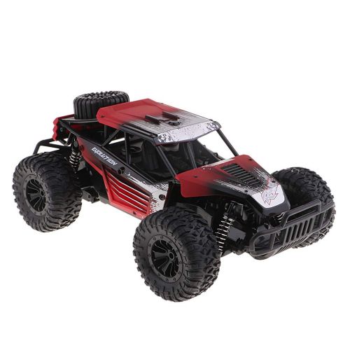  Fityle 1:18 2.4G RC Electric Car Model Toy 4CH with Remote Controller RTR Kit Red