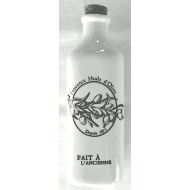 Fitz and Floyd Everyday White-Bistro Black Olive Oil Bottle