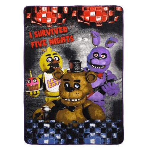  Five Nights at Freddys Kids Twin Bed Blanket