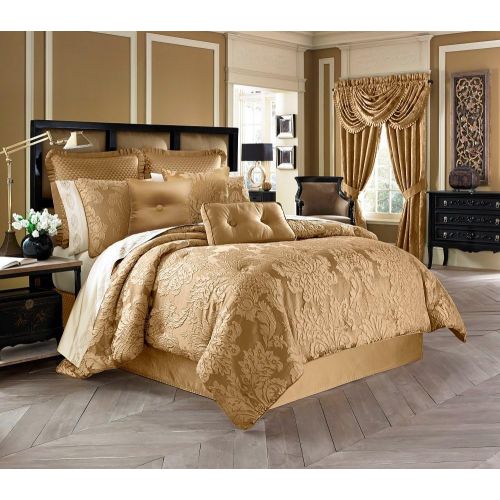  Five Queens Court Colonial 4-Piece Comforter Set, King Size