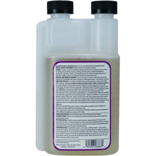  Five Star - Star San - 16 Ounce - Brew Sanitizer High Foaming Acid Anionic