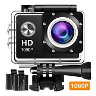 Fiveblessing Action Camera Waterproof Camera WiFi 4K & FHD 1080P Underwater Video Cam...