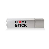 FixMeStick Virus Removal Device for PCs - Silver Edition - Unlimited Use on up to 3 PCs for 1 Year