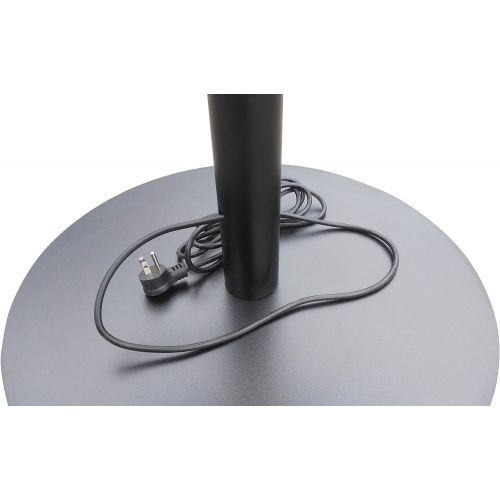  FixtureDisplays Floor Stand Power Strip Charging Station Power Table Charging Station w6 Retractable Cables Docking Station 16865-BLACK-NF Shipping Fee Required