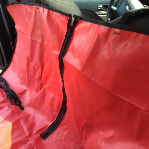  FixtureDisplays Set of 3 Car Rear Heavy Duty Waterproof Pet Dog Car Hammock Back Seat Cover Mat12229 12229