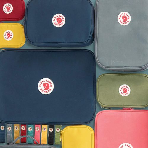  Fjallraven - Kanken Laptop Case 13 for Everyday, Frost Green