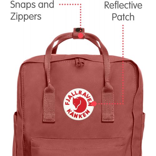  Fjallraven - Kanken Laptop 15 Backpack for Everyday, Dahlia