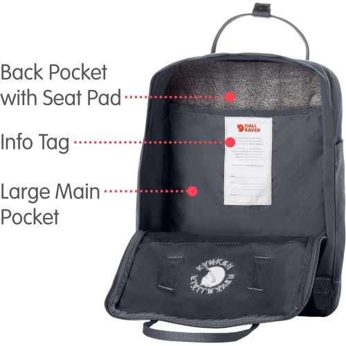  Fjallraven, Re-Kanken Recycled and Recyclable Kanken Backpack for Everyday, Slate