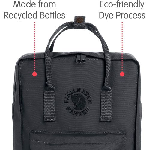  Fjallraven, Re-Kanken Recycled and Recyclable Kanken Backpack for Everyday, Slate