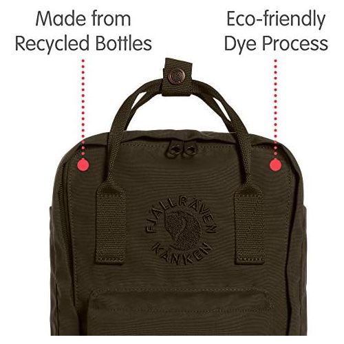  Fjallraven, Kanken, Re-Kanken Mini Recycled Backpack for Everyday Use, Heritage and Responsibility Since 1960