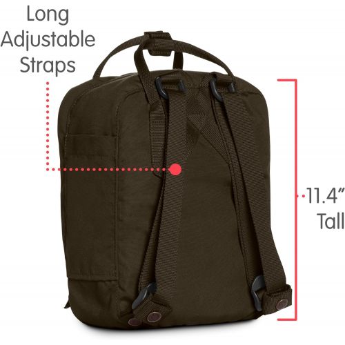  Fjallraven, Kanken, Re-Kanken Mini Recycled Backpack for Everyday Use, Heritage and Responsibility Since 1960