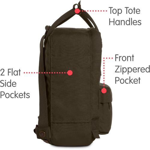  Fjallraven, Kanken, Re-Kanken Mini Recycled Backpack for Everyday Use, Heritage and Responsibility Since 1960