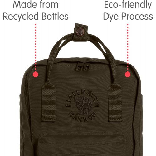  Fjallraven, Kanken, Re-Kanken Mini Recycled Backpack for Everyday Use, Heritage and Responsibility Since 1960