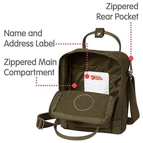  Fjallraven, Kanken Sling Crossbody Shoulder Bag for Everyday Use and Travel