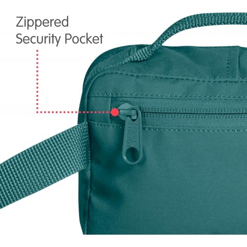  Fjallraven, Kanken Hip Pack with Waist Belt for Everyday Use and Travel, Frost Green