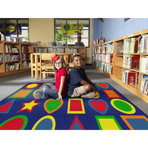  Flagship Carpets FE302-44A All Kinds of Shapes Primary (Seats 24), Multi