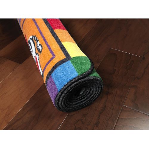  Flagship Carpets FM173-32A ABC Blocks (Tranquility), Multi