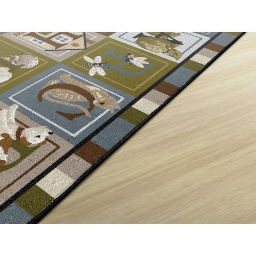  Flagship Carpets FM173-32A ABC Blocks (Tranquility), Multi