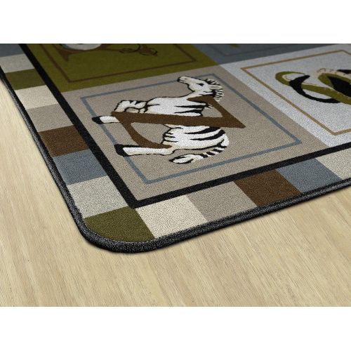  Flagship Carpets FM173-32A ABC Blocks (Tranquility), Multi