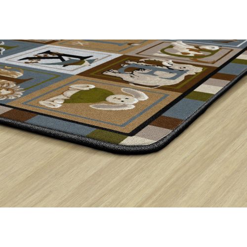  Flagship Carpets FM173-32A ABC Blocks (Tranquility), Multi