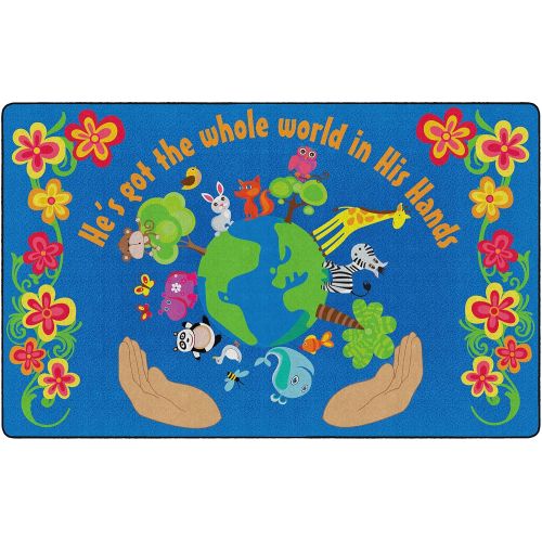  Flagship Carpets FE289-22A Hes Got The Whole World in His Hands, Multi