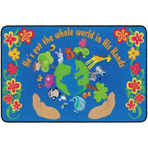  Flagship Carpets FE289-22A Hes Got The Whole World in His Hands, Multi