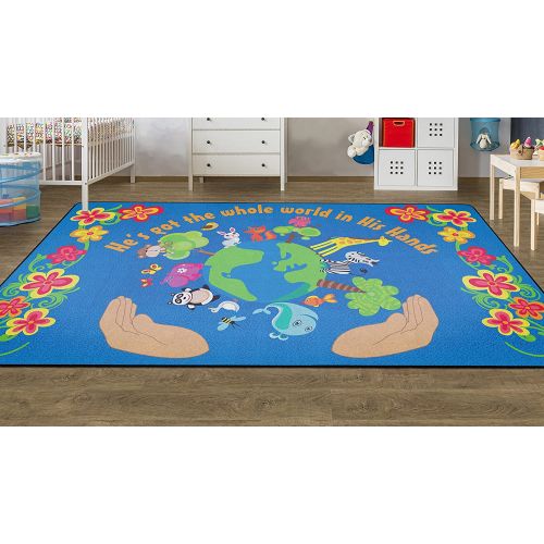  Flagship Carpets FE289-22A Hes Got The Whole World in His Hands, Multi