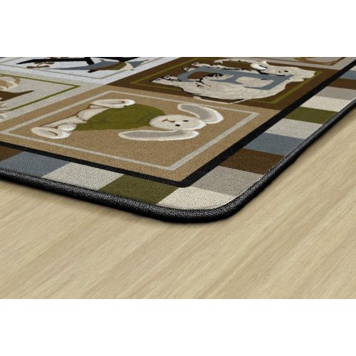  Flagship Carpets FM173-44A ABC Blocks (Tranquility), Multi