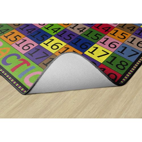  Flagship Carpets Addition and Subtraction Rug, Incorporates Movement and Fun Into Math Exploration, Childrens Classroom Educational Carpet