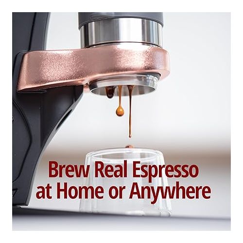  Flair Espresso Maker PRO 2 (Black) - An all manual lever espresso maker with stainless steel brew head and pressure gauge