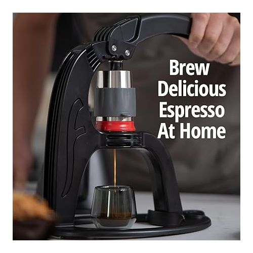  Flair The NEO Flex: Direct Lever Manual Espresso Maker for Home with Two Portafilters