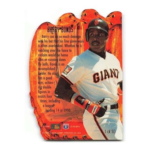  1994 Flair Hot Glove #1 Barry Bonds NM-MT San Francisco Giants Baseball MLB