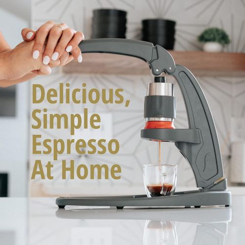  [아마존베스트]The NEO, by Flair Espresso - An all manual lever espresso maker for the home, no pods and no plugs (Gray)